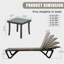 Ensemble 2 chaises de piscine avec table d'appoint-983165971-983165973