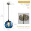 Luminaire suspendu moderne à 1 lumière pour îlot de cuisine Aarunya-1844755206-1844755200