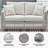 Breshae 58.5'' Wide Straight Loveseat with Cushions