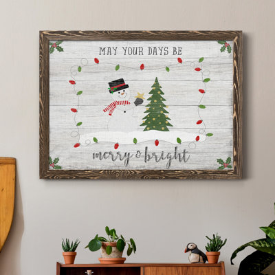 " Merry And Bright " Painting Print