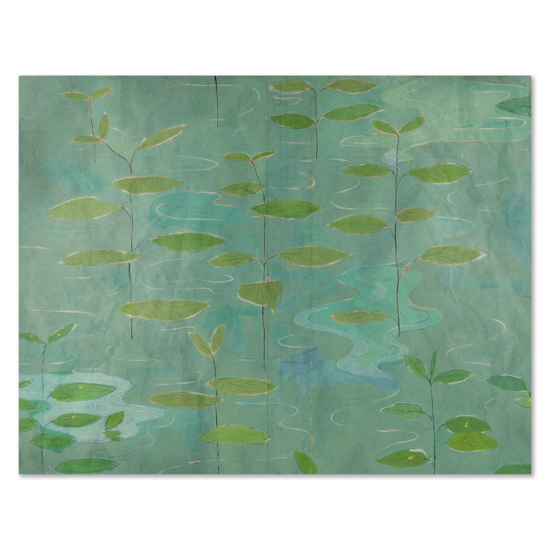 Lilies Print by Paule Marrot, Frameless Print, 42" H x 54" W, No Frame