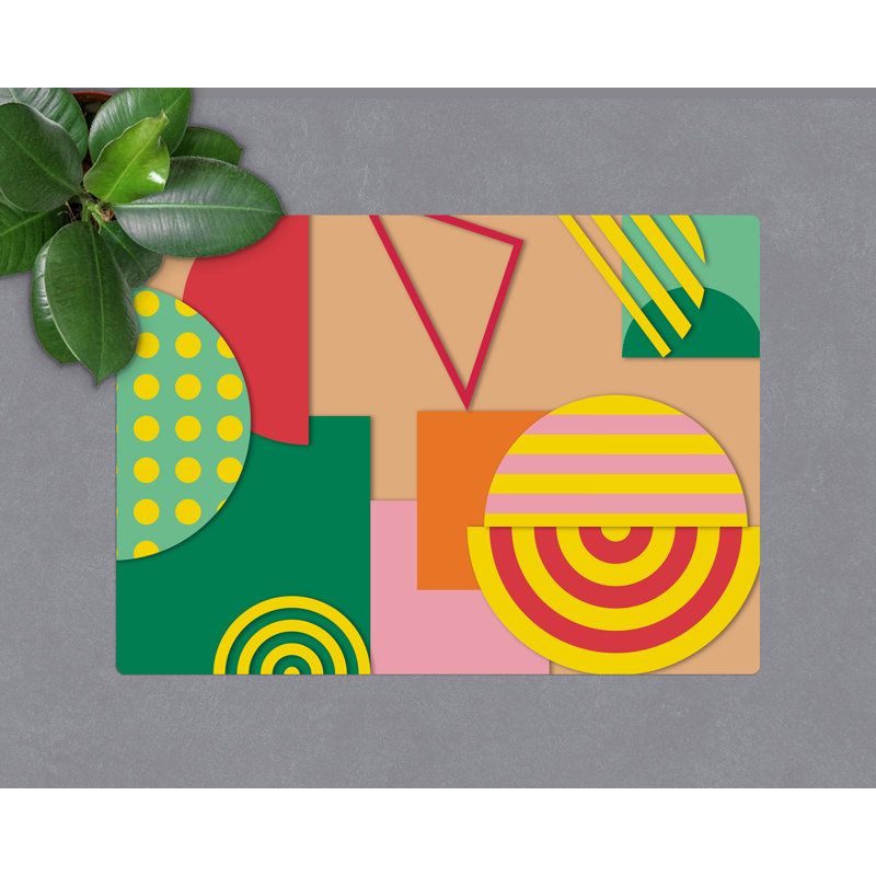Nancyjo Hard Floor Rectangular Chair Mat, 100 x 70 cm