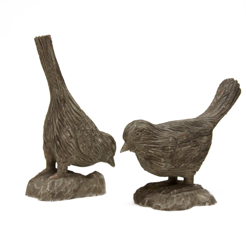 Ensemble de 2 figurines sculptées
