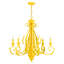 Lustre classique / traditionnel à 6 lumières à intensité variable Aminul-88580115