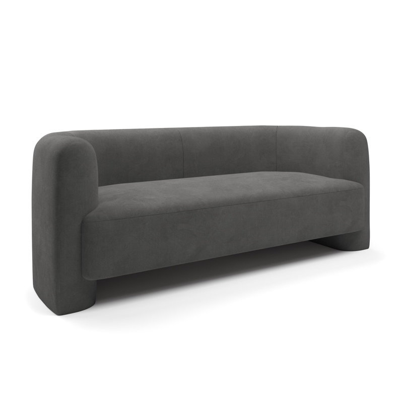 Barry Sofa, Dark Gray Cotton