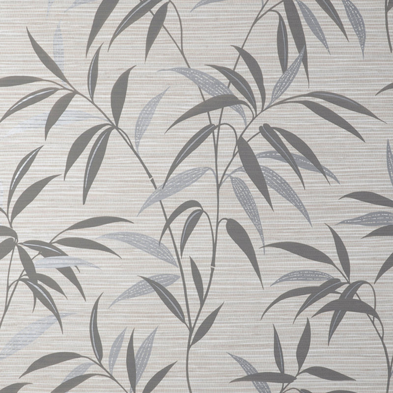 Clintonpark 10.5m x 52cm Textured Non-Pasted Wallpaper Roll, Grey
