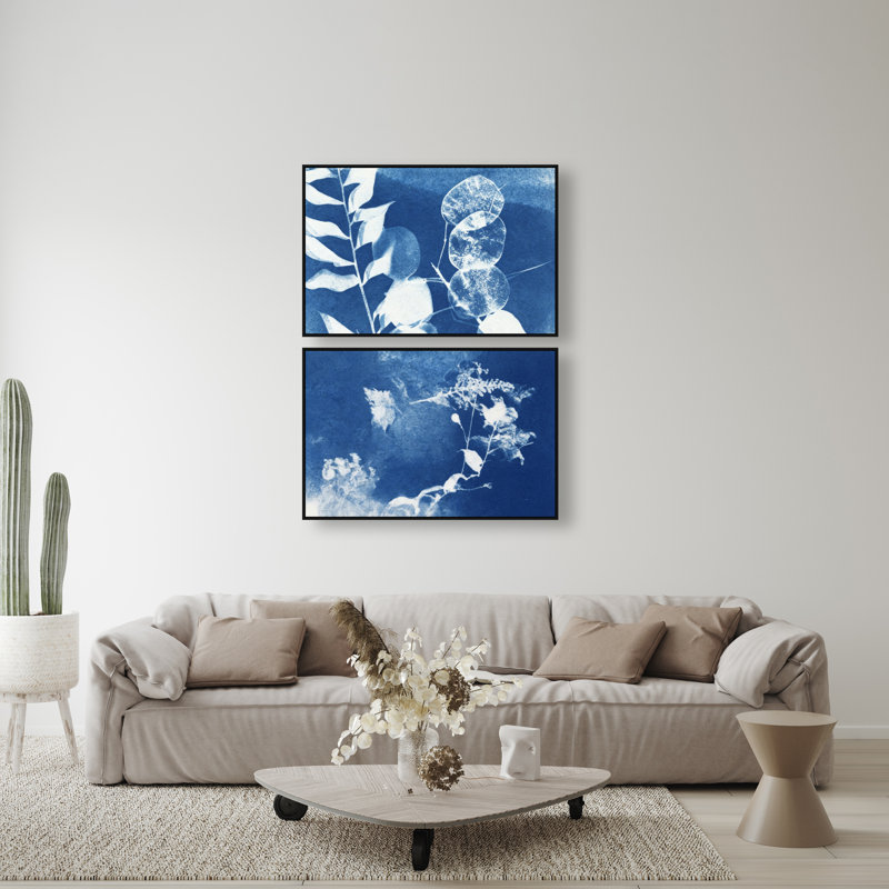 Faded Poetry Set Set by Oliver Gal, 37"H x 25"W, Black Floater Frame
