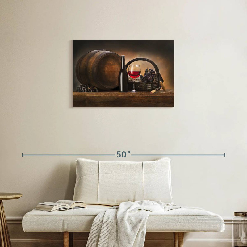 Baril de vin rouge Yarlin, H 20 po x l 30 po
