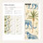 Décoration murale léopards papier peint bleu tropical-445038032