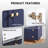 30'' Blue Modern Free-Standing Single Bathroom Vanity Set-1328761556