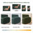 Evergreen 119" W x 35" D x 28" H Tufted Velvet Modular L-Shaped Sectional Sofa with Movable Ottoman-914230143-914230140