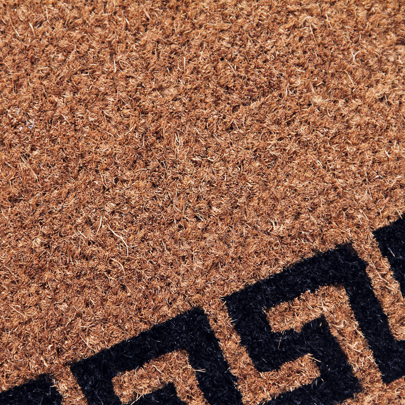 Non-Slip Geometric Indoor Doormat, Large