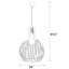 Lustre en globe Rycroft