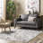 Geometric Light Gray Area Rug-1044847153
