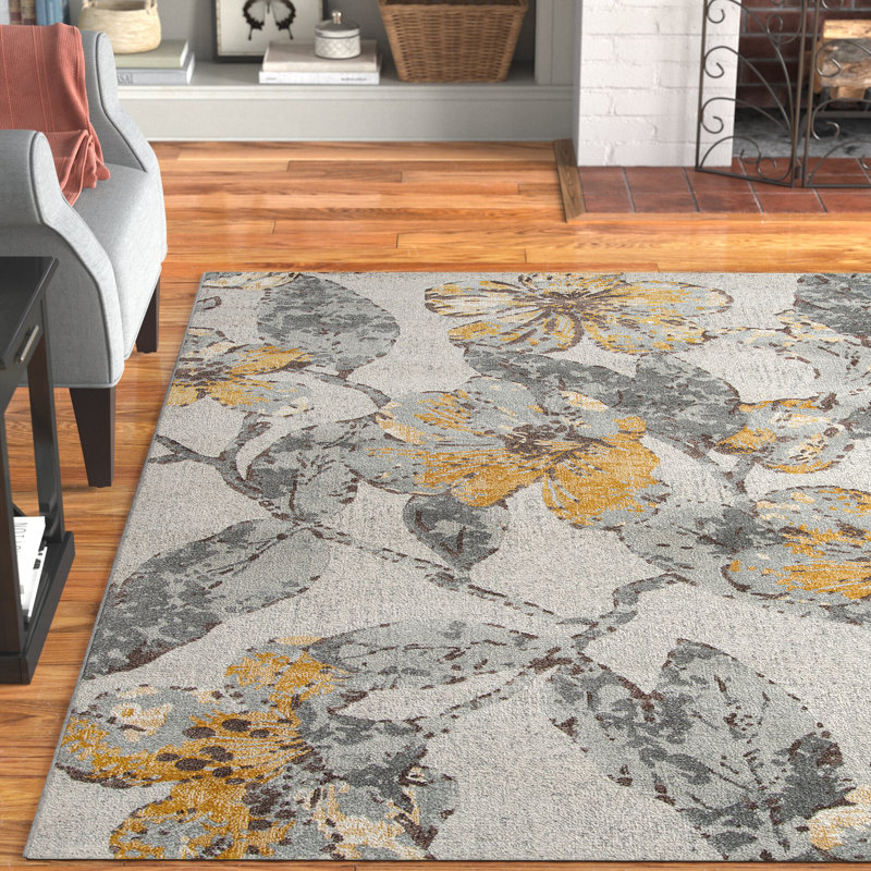 Oloran Floral Indoor Rug, Rectangle 9'3" x 12'6"