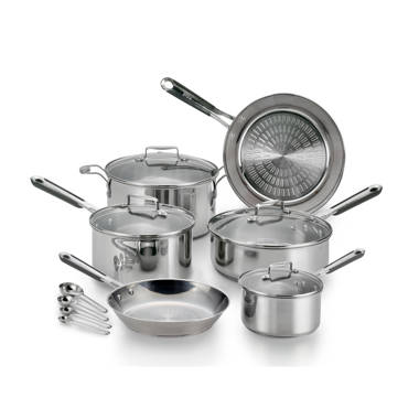 T-fal Celebrate 14 Pc. Ceramic Cookware Set, Non-stick, Household