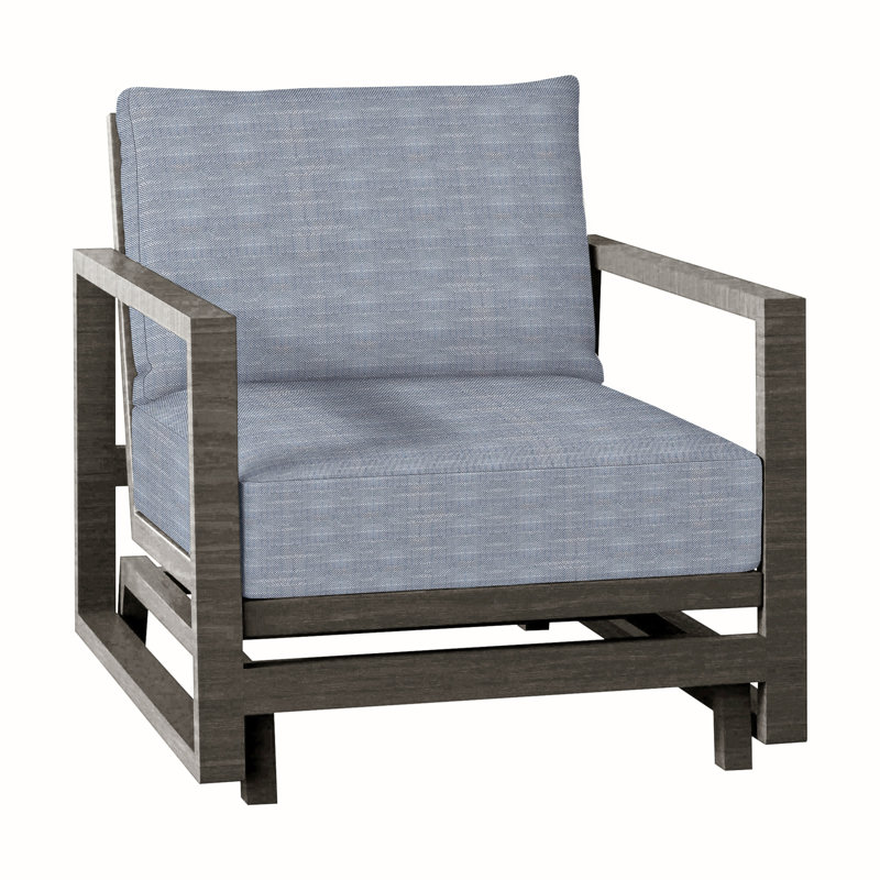 Méridienne Avondale, Pas de soudure, Chambray Rollo, Gris ardoise
