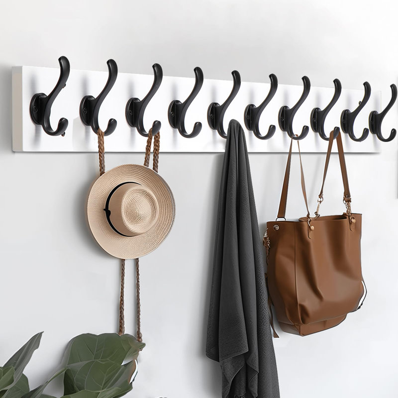 Portemanteaux mural Keilee Wall, Blanc