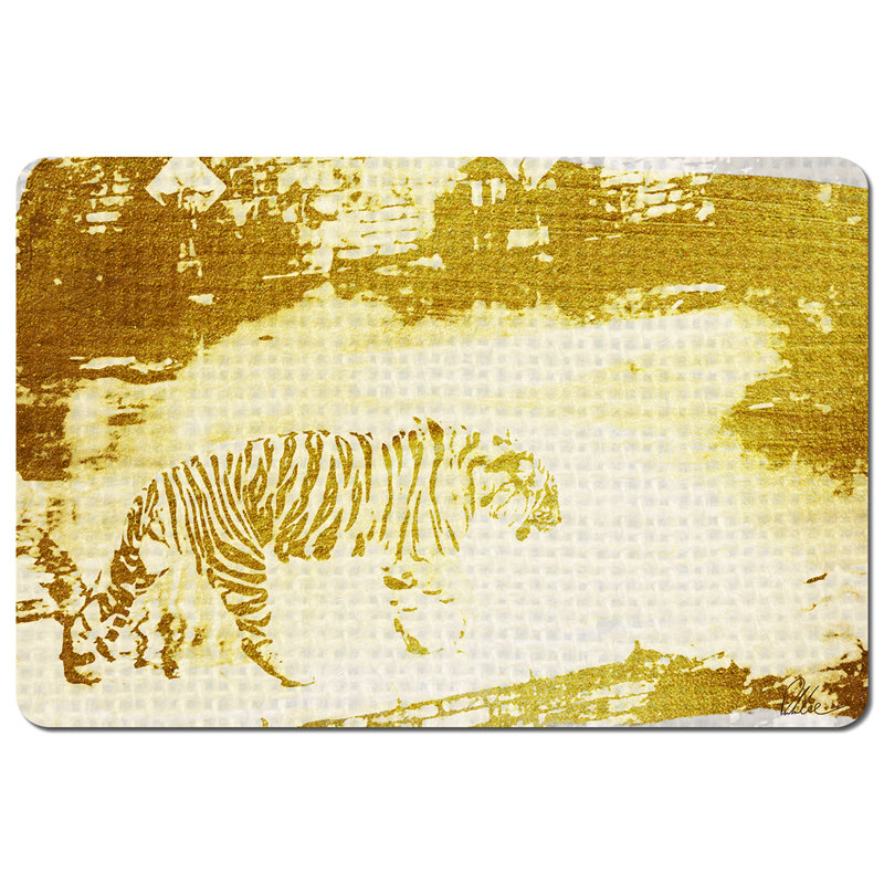 Moye Polyester-Coated Hardboard No Pattern Rectangle Placemat