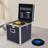 15'' H X 14.4'' W X 13.4'' D Lockable Vinyl Record Storage Box