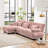 Modular Sectional Sofa Couch With Convertible Ottoman