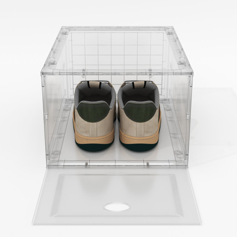 Stackable Shoe Storage Box Plastic