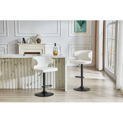 Tabouret de bar pivotant réglable