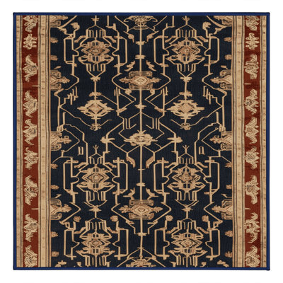 Tapis mauve lavable à la machine