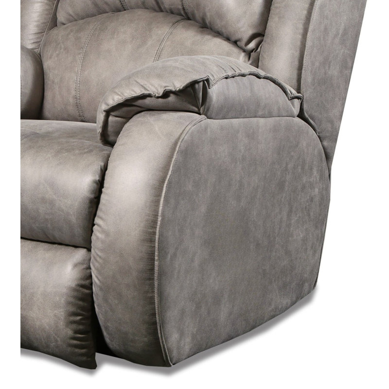 Fauteuil inclinable Cagney, River Run Nickel Greige, Électrique / Berçant