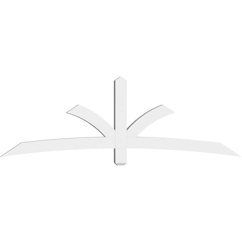 Support pour pignon Davenport, H 28 po x l 84 po (pas: 8/12), P 4 po x F 4 po, PVC