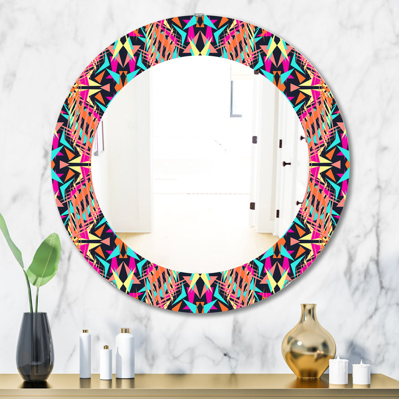 Mirror, 23.6" H x 23.6" W, Geometric 1