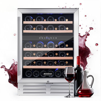 BODEGACOOLER 30" Stainless Steel Wine & Beverage Refrigerator with 31 Bottles & 100 Cans Capacity on Fridge.com