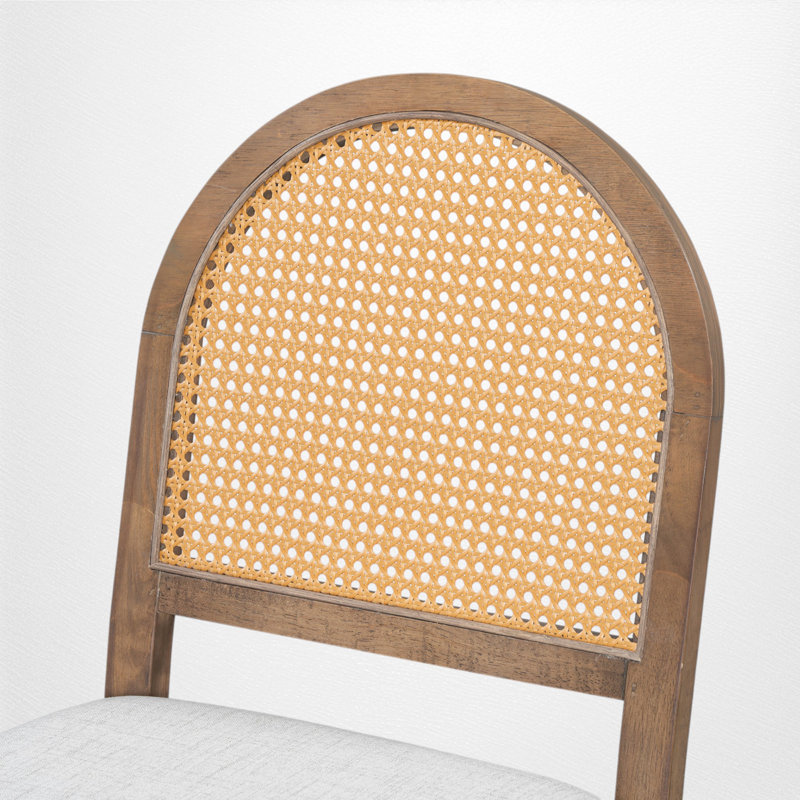 Ensemble de salle à manger 5 pièces, 1 table extensible avec une rallonge de 16 pouces, Noyer / beige, Noyer