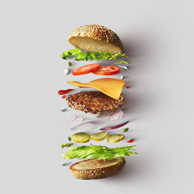 " Burger Ingredients. " by Artjazz