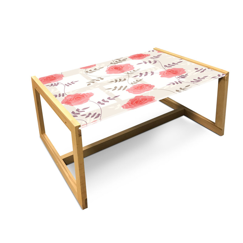 Table basse East Urban Home Rose, H 24,4 po x L 35,83 po x P 15,75 po