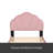 Upholstered Twin Size Platform Bed