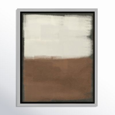 Alabaster Burst 2 - Floater Frame Print on Canvas