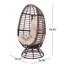  Fauteuil de patio pivotant Datavion | Design moderne en rotin | Coussins résistants à l'eau-563355170-563033736