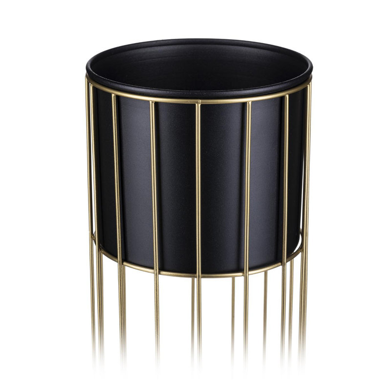 Aristes Plant Stand, Black/Gold