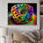 White Floater Framed