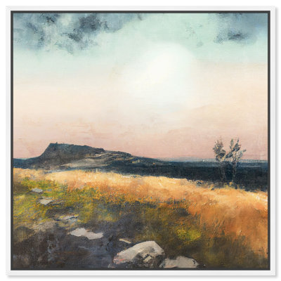 «Mountain Sunrise Canvas Coastal Landscape Wall Art» par Rosdorf Park