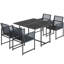 Steel Patio Dining Set Table,-1869719676