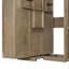 Grand lit escamotable rotatif avec armoire murale cachée, deux tablettes latérales à 3 niveaux-214331021