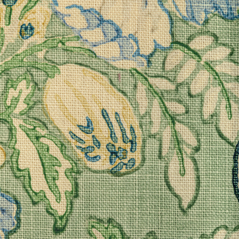 Carvallo 100% Linen Fabric, Celery
