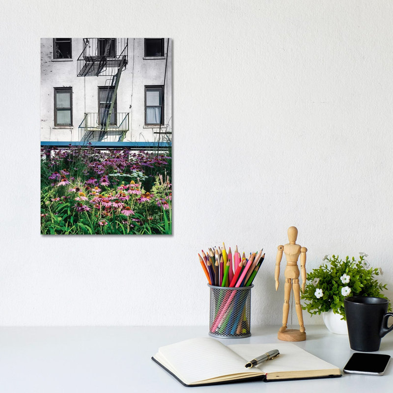 Urban Meadow, New York City by George Oze - Wrapped Canvas Print, 20.32 cm H x 30.48 cm W