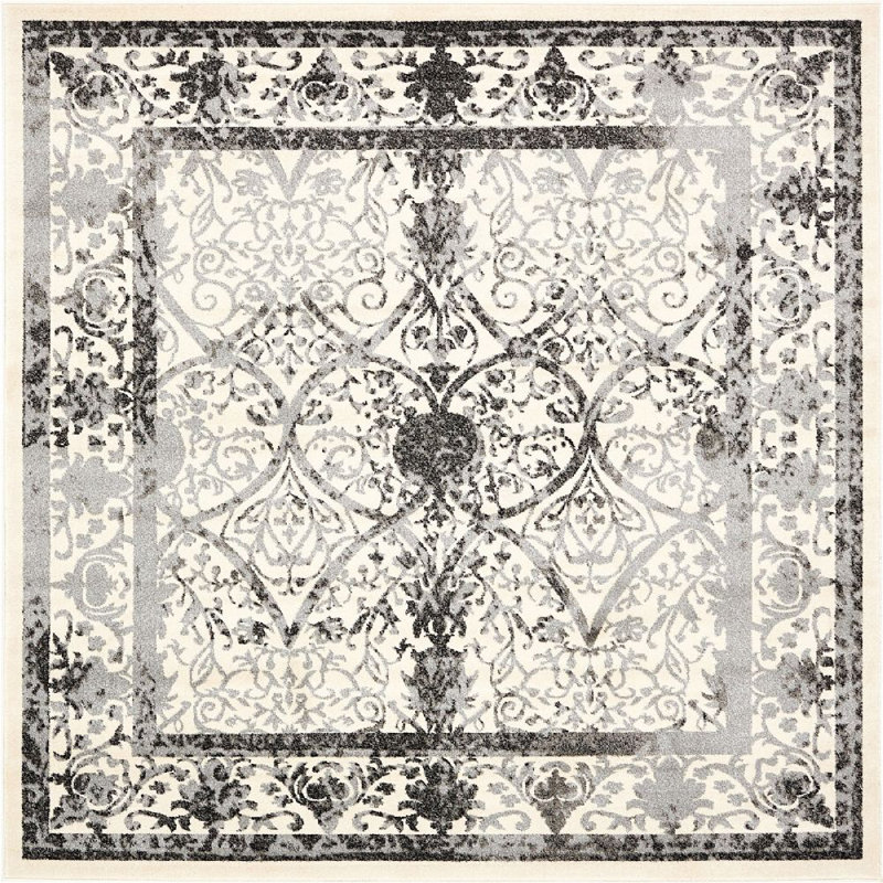 Amika Oriental Indoor Rug, Square 6'