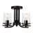 Ahsir Glass Semi Flush Mount-1503074471