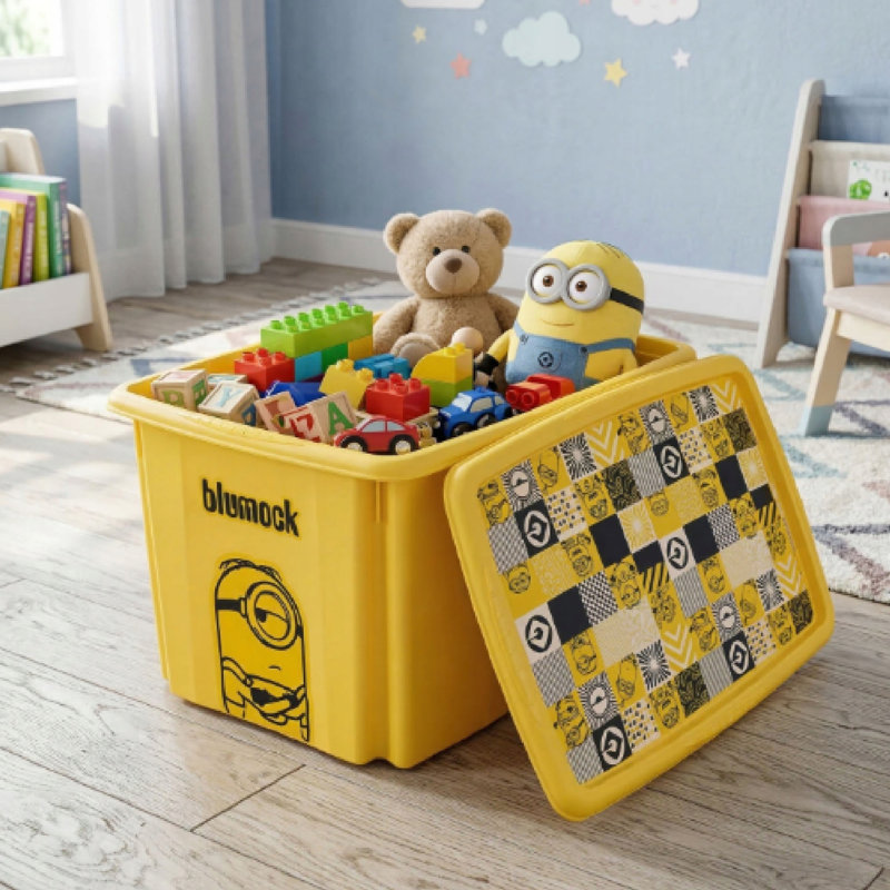 Keeeper Plastic Underbed Storage, 30, Yellow
