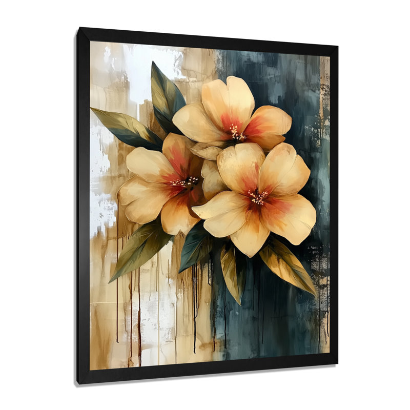 Hartmann - Abstract Canvas Prints, H 40 po x l 30 po, Noir, noir, noir, noir, Reproduction encadrée sans passe-partout
