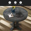 Table ronde extensible pour table de salle à manger Farmhouse-1290985869